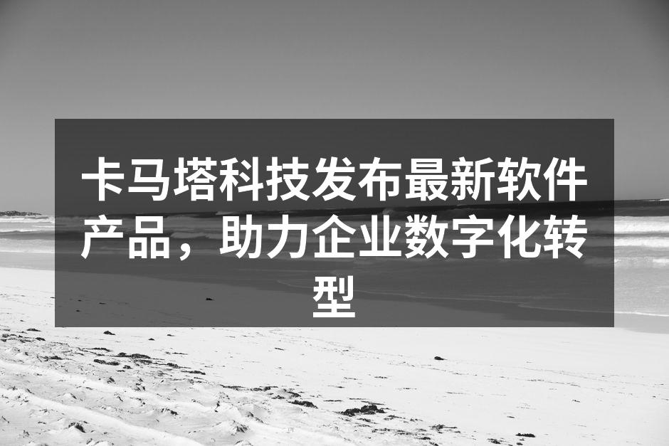 卡马塔科技KamaSoft Pro产品发布会现场